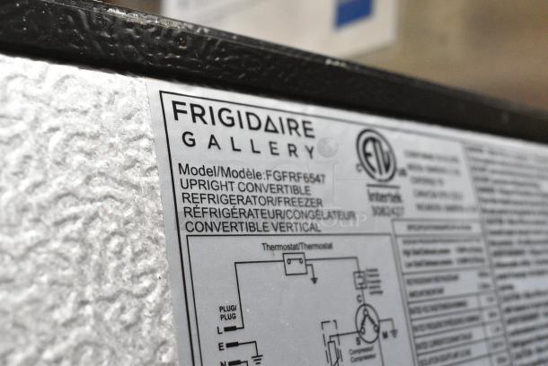 Frigidaire Gallery FGFRF6547 Mini Convertible Cooler or Freezer. 115 Volts, 1 Phase. Tested and Powers On But Does Not Get Cold - Image 5 of 6