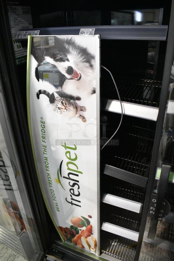 2021 True TVM-48SL-HC Metal Commercial 2 Door Reach In Cooler Merchandiser w/ Poly Coated Racks. 115 Volts, 1 Phase. Tested and Working! - Image 5 of 7