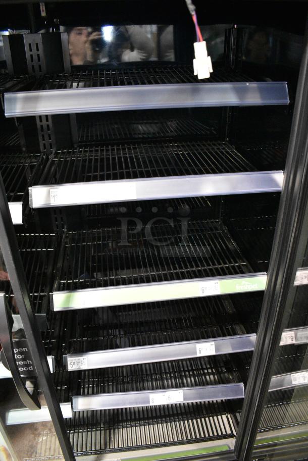 2021 True TVM-48SL-HC Metal Commercial 2 Door Reach In Cooler Merchandiser w/ Poly Coated Racks. 115 Volts, 1 Phase. Tested and Working! - Image 6 of 7