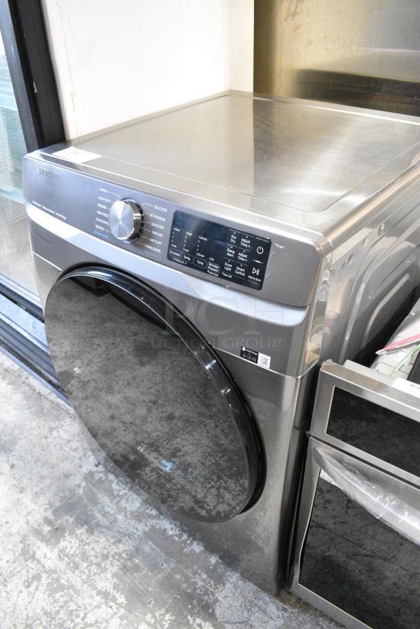 BRAND NEW SCRATCH AND DENT! Samsung DVE45B6300P Metal Front Load Dryer. 120/240 Volts, 1 Phase. - Image 3 of 10