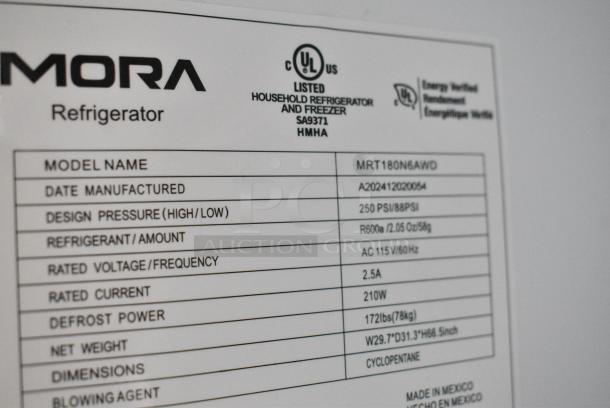 BRAND NEW SCRATCH AND DENT! Mora MRT180N6AWD Cooler w/ Freezer. 115 Volts, 1 Phase. Tested and Working! - Image 9 of 9