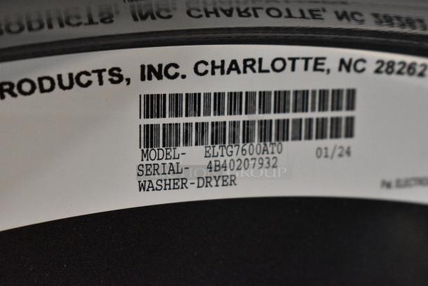 2 BRAND NEW SCRATCH AND DENT! Items; 2024 Electrolux ELTG7600AT0 Front Load Washer on Electrolux Front Load Dryer. 2 Times Your Bid! - Image 8 of 8