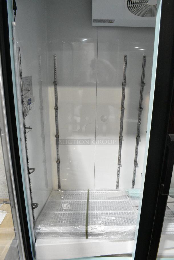 BRAND NEW SCRATCH AND DENT! 2024 Avantco 178GDC69HCB Metal Commercial 3 Door Reach In Cooler Merchandiser. 115 Volts, 1 Phase. Tested and Working! - Image 7 of 10