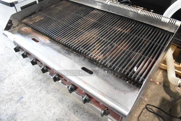 Southbend Stainless Steel Commercial Countertop Natural Gas Powered Charbroiler Grill. - Image 3 of 9