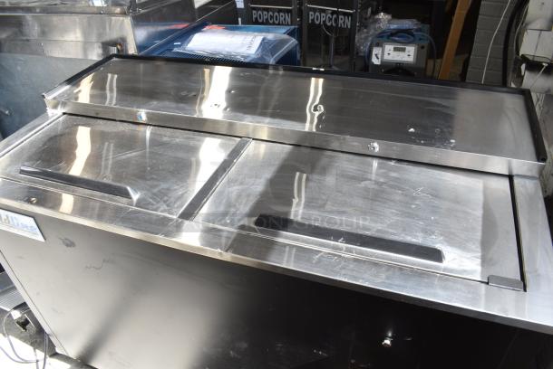 BRAND NEW SCRATCH AND DENT! Coldline BBC-50 Metal Commercial Back Bar Bottle Cooler w/ 2 Sliding Lids. 115 Volts, 1 Phase. Tested and Working! - Image 4 of 9