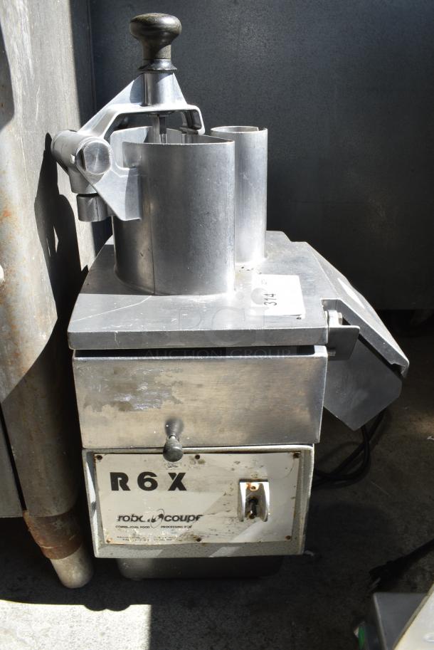Robot Coupe R6X Metal Commercial Countertop Food Processor. 115 Volts, 1 Phase. Tested and Working! - Image 1 of 7