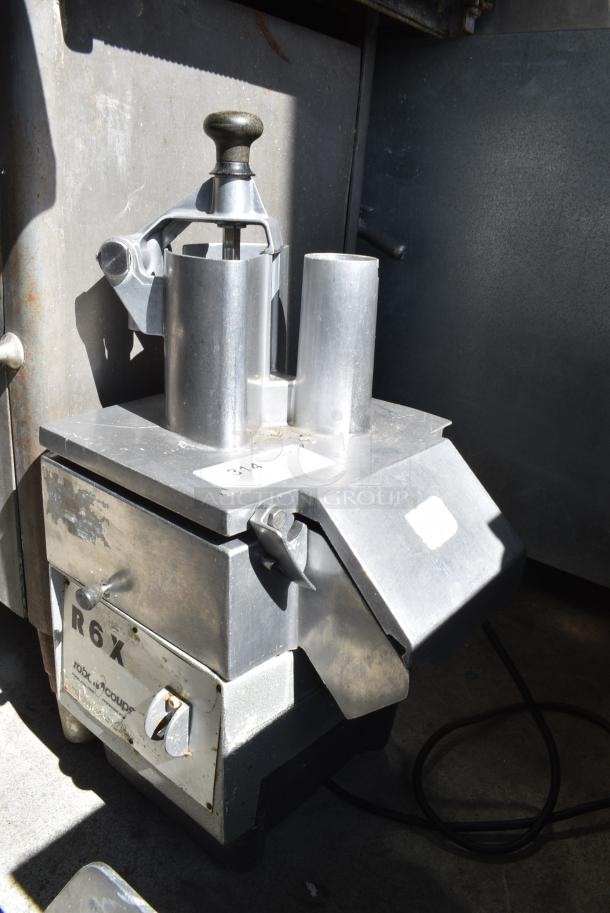 Robot Coupe R6X Metal Commercial Countertop Food Processor. 115 Volts, 1 Phase. Tested and Working! - Image 3 of 7