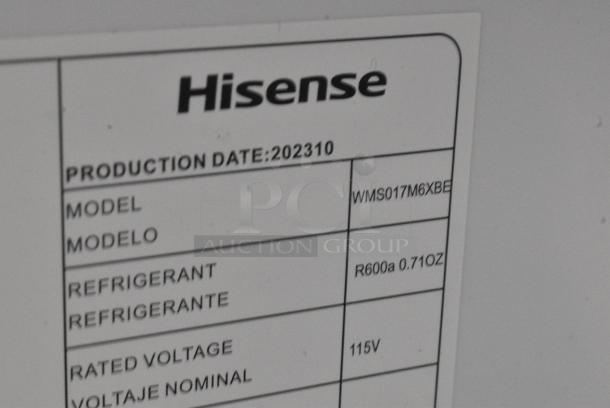 2023 Hisense WMS017M6XBE Mini Cooler. 115 Volts, 1 Phase. Tested and Does Not Power On - Image 6 of 7