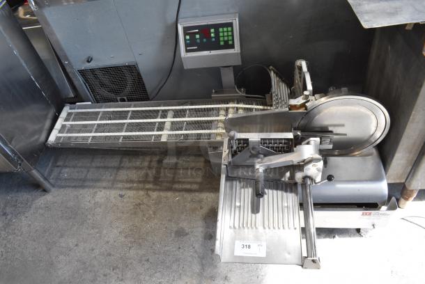 Bizerba A330 Metal Commercial Countertop Meat Slicer Stacker. 115 Volts, 1 Phase. Tested and Working! - Image 1 of 10