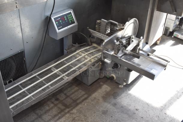Bizerba A330 Metal Commercial Countertop Meat Slicer Stacker. 115 Volts, 1 Phase. Tested and Working! - Image 2 of 10