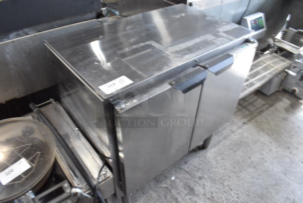 Beverage Air UCR34HC-104 Stainless Steel Commercial 2 Door Undercounter Cooler. 115 Volts, 1 Phase. Tested and Working! - Image 2 of 9