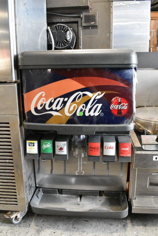 Cornelius DF150-BC Stainless Steel Commercial Countertop 6 Flavor Carbonated Beverage Machine. - Image 1 of 6