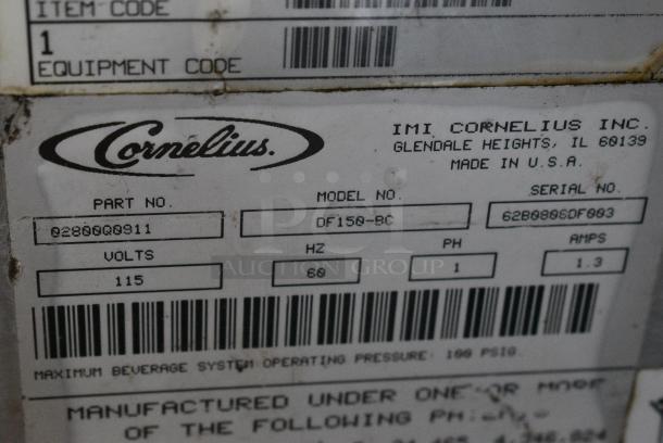 Cornelius DF150-BC Stainless Steel Commercial Countertop 6 Flavor Carbonated Beverage Machine. - Image 5 of 6