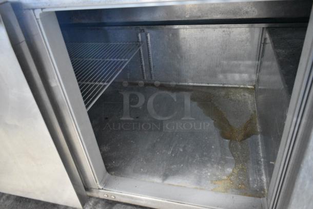 Continental CPA118 Stainless Steel Commercial Pizza Prep Table w/ Stainless Steel Drop In Bins. 115 Volts, 1 Phase. Tested and Working! - Image 11 of 16