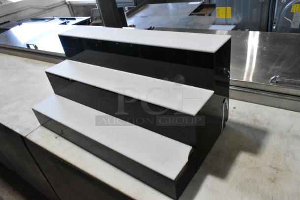 Metal 3 Tier Bottle Riser Stand. - Image 3 of 5