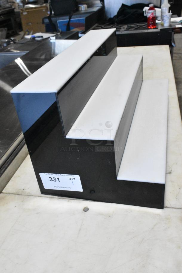 Metal 3 Tier Bottle Riser Stand. - Image 5 of 5