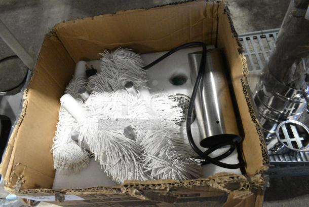 BRAND NEW SCRATCH AND DENT! Noble Products GP1250 Glass Genie Commercial Five Brush Electric Glass Polisher - Image 2 of 3