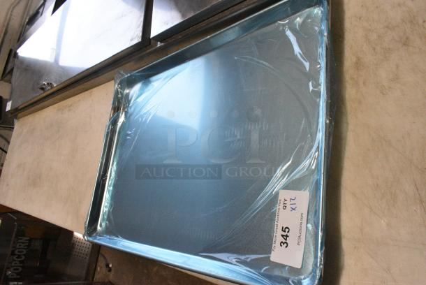 12 BRAND NEW SCRATCH AND DENT! Choice 407BUNFULL Full Size 18" x 26" 19 Gauge Wire in Rim Aluminum Bun Pan / Sheet Pan. 12 Times Your Bid! - Image 4 of 6