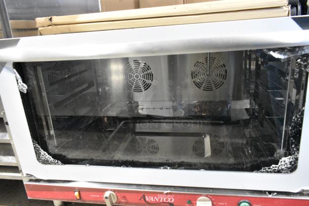 BRAND NEW SCRATCH AND DENT! Avantco 177CO46M Stainless Steel Full Size Countertop Convection Oven with Moisture Injection, 4.4 cu. ft. 208/240 Volts, 1 Phase. - Image 4 of 7