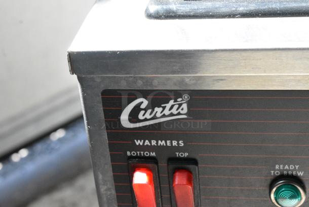 BRAND NEW SCRATCH AND DENT! Curtis SCCAFE2DB10A000 Stainless Steel Commercial 2 Burner Coffee Machine w/ Coffee Pot and Poly Brew Basket. 120 Volts, 1 Phase. - Image 2 of 7