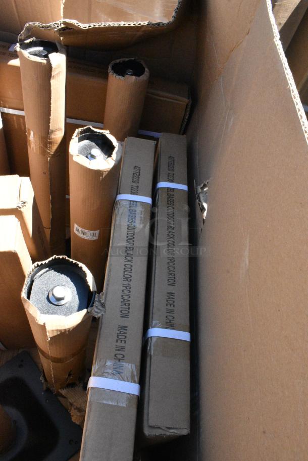 36 BRAND NEW SCRATCH AND DENT! Items Including 427TB2222 Lancaster Table & Seating Excalibur 22" x 22" Cross Outdoor Table Base Plate, 427TBCLRD325 Lancaster Table & Seating Excalibur 3" Standard Height Outdoor Table Base Column. 36 Times Your Bid! May Be Missing Pieces. - Image 6 of 7