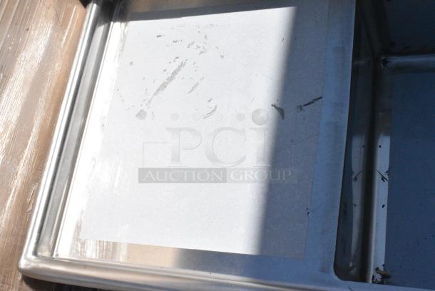 BRAND NEW SCRATCH AND DENT! Regency 600S11723224 Stainless Steel Single Bay Sink w/ Dual Drain Boards. No Legs. - Image 5 of 6