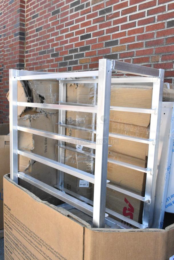 7 BRAND NEW SCRATCH AND DENT! Items Including 600ES3024G Regency 30" x 24" 16-Gauge Stainless Steel Equipment Stand with Galvanized Undershelf, 600T2448G Regency 24" x 48" 18-Gauge 304 Stainless Steel Commercial Work Table with Galvanized Legs and Undershelf, 600TSB3060S Regency 30" x 60" 16-Gauge Stainless Steel Commercial Work Table with 4" Backsplash and Undershelf, 600TSSB3660S Regency Spec Line 36" x 60" 14 Gauge Stainless Steel Commercial Work Table with 4" Backsplash and Undershelf. 7 Times Your Bid! May Be Missing Pieces. - Image 2 of 8