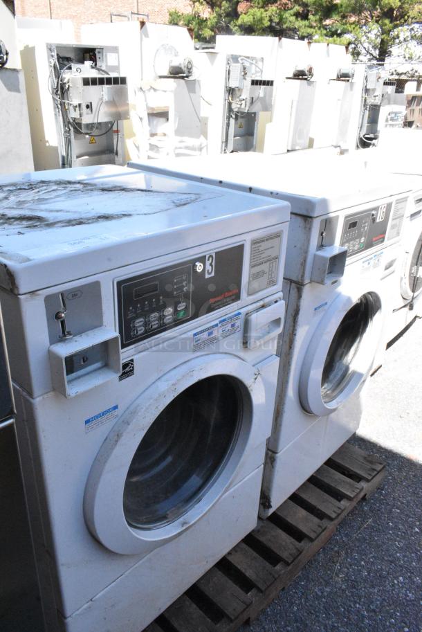 2 Alliance Speed Queen SFNLCFSP111TW01 Coin Operated Front Load Washer. 2 Times Your Bid! - Image 1 of 6