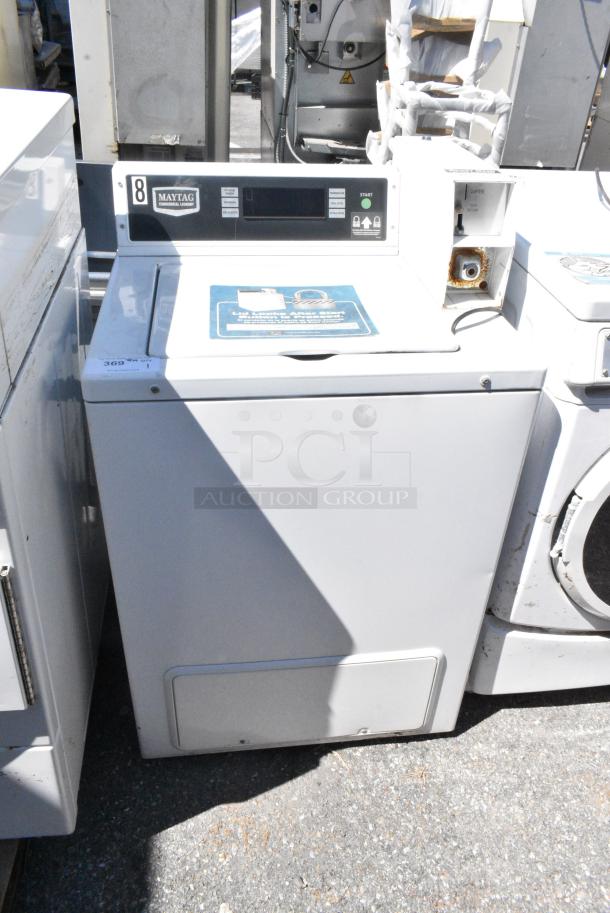 Maytag MVW18PDAWW0 Coin Operated Top Load Washer. - Image 1 of 9