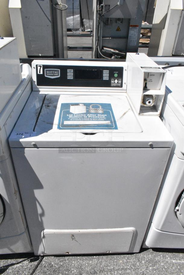 Maytag MVW18PDAWW0 Coin Operated Top Load Washer. - Image 1 of 7