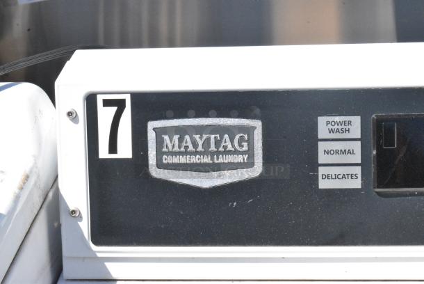 Maytag MVW18PDAWW0 Coin Operated Top Load Washer. - Image 2 of 7
