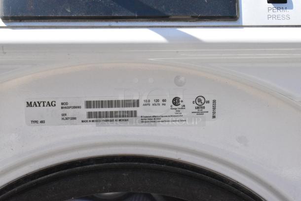 Maytag MHN30PDBWW0 Coin Operated Front Load Washer. 120 Volts, 1 Phase. - Image 7 of 7