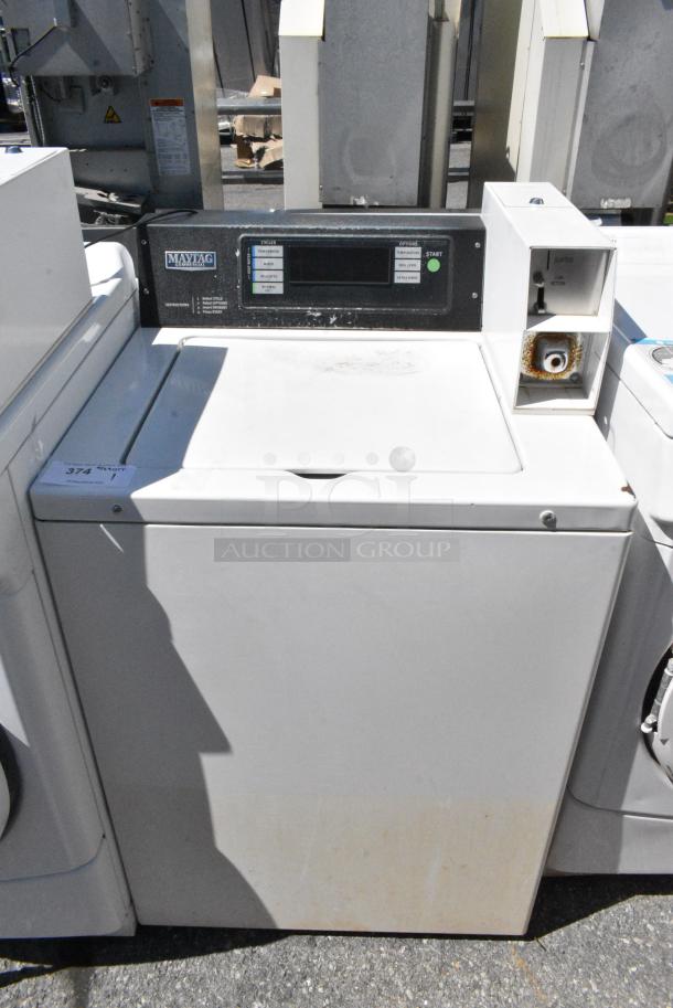 Maytag MAT20PDAWW1 Coin Operated Top Load Washer. 120 Volts, 1 Phase. - Image 1 of 7