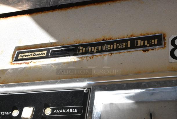 Speed Queen Metal Commercial Coin Operated Front Load Dryer. - Image 3 of 5