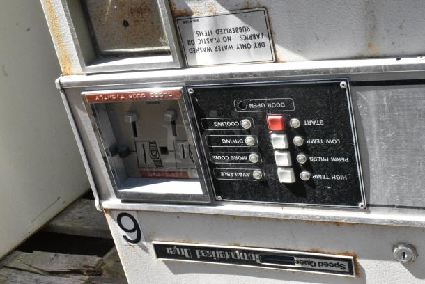 Speed Queen Metal Commercial Coin Operated Front Load Dryer. - Image 3 of 4