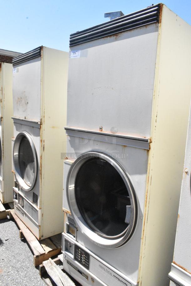 Speed Queen Metal Commercial Coin Operated Front Load Dryer. - Image 2 of 5