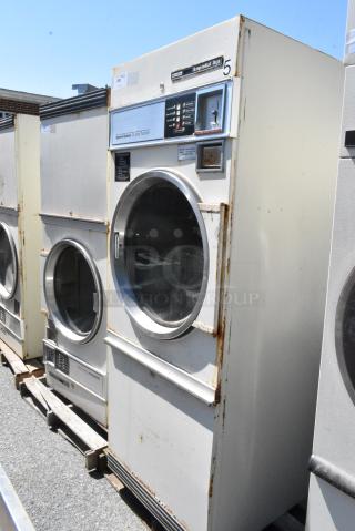 Speed Queen Metal Commercial Coin Operated Front Load Dryer.