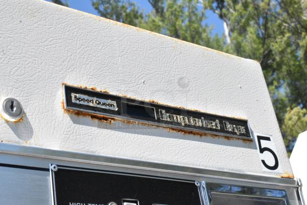 Speed Queen Metal Commercial Coin Operated Front Load Dryer. - Image 4 of 6