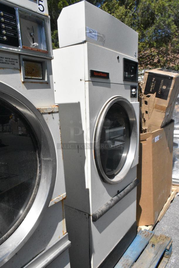 Speed Queen Metal Commercial Coin Operated Front Load Dryer. - Image 2 of 5