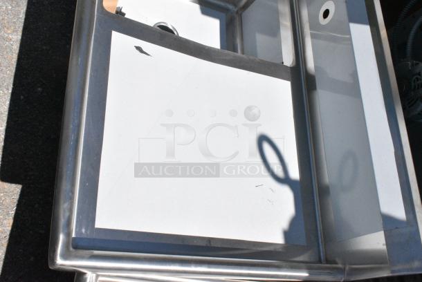 BRAND NEW SCRATCH AND DENT! Regency 600S11723224 Stainless Steel Single Bay Sink w/ Dual Drain Boards. No Legs. - Image 3 of 6