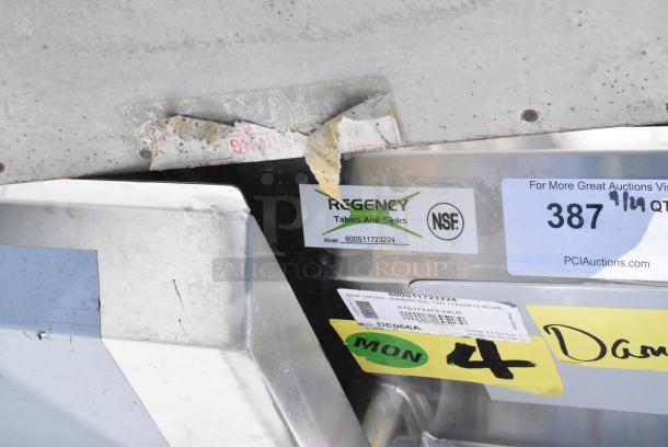 BRAND NEW SCRATCH AND DENT! Regency 600S11723224 Stainless Steel Single Bay Sink w/ Dual Drain Boards. No Legs. - Image 6 of 6