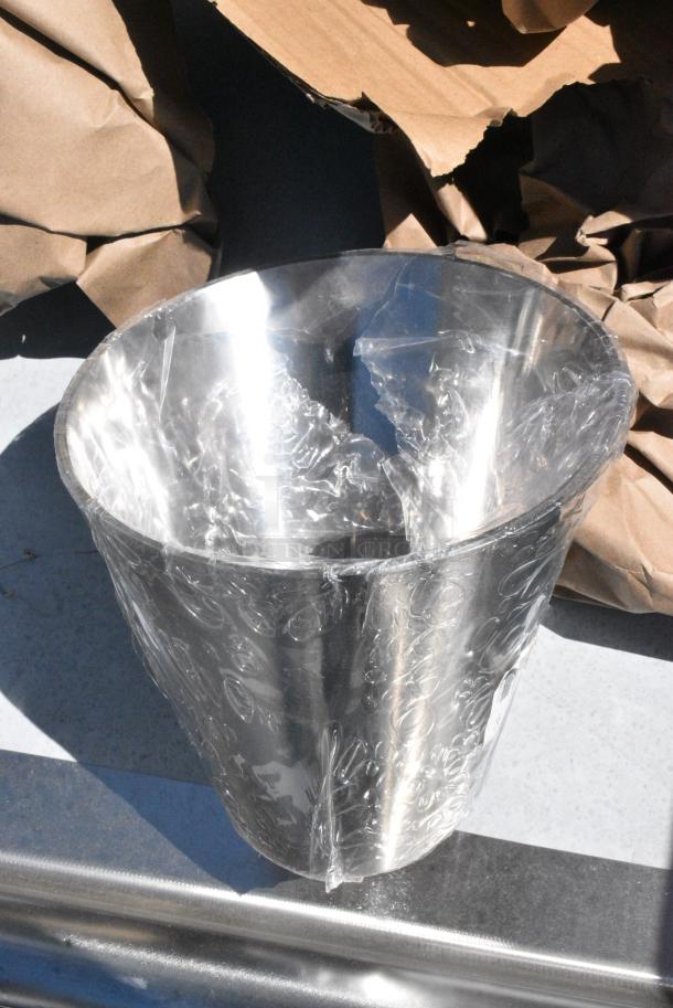 BRAND NEW SCRATCH AND DENT! Sanitary Solutions 8"x4" Weld Eccentric Reducer - Image 1 of 7