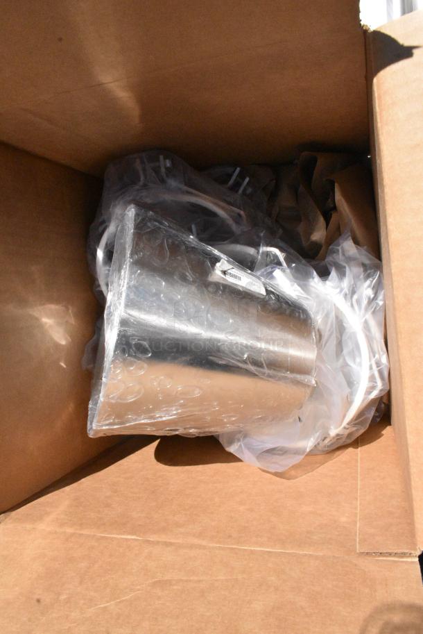 BRAND NEW SCRATCH AND DENT! Sanitary Solutions 8"x4" Weld Eccentric Reducer - Image 3 of 7