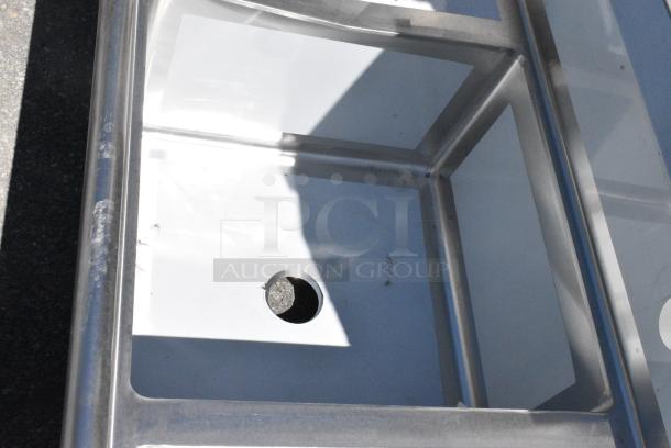 BRAND NEW SCRATCH AND DENT! Regency 600S3242418L Stainless Steel 3 Bay Sink w/ Left Side Drain Board. No Legs. - Image 5 of 7
