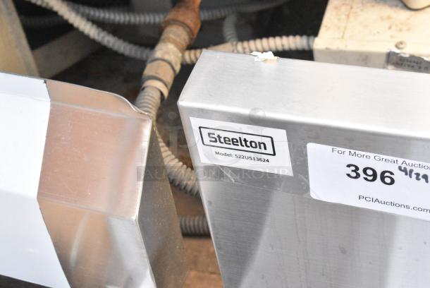 BRAND NEW SCRATCH AND DENT! Steelton 522US13624 36" x 24" x 14" Utility Sink for (1) 8" Center Faucet. No Legs. - Image 4 of 4