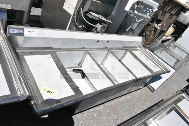 BRAND NEW SCRATCH AND DENT! Steelton 522CS31824LR Stainless Steel 3 Bay Sink w/ Dual Drain Boards. No Legs. - Image 1 of 8