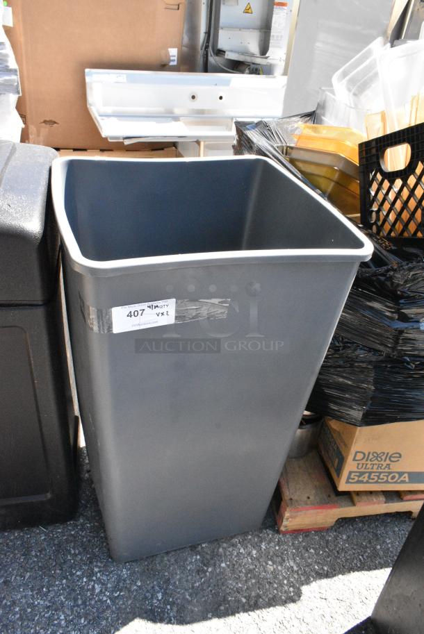 2 Poly Trash Cans. 2 Times Your Bid! - Image 2 of 5