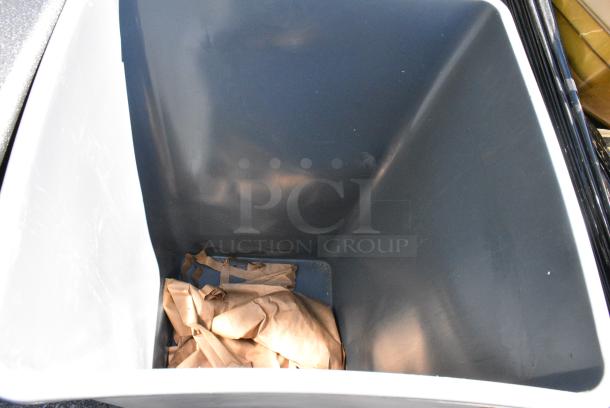 2 Poly Trash Cans. 2 Times Your Bid! - Image 3 of 5