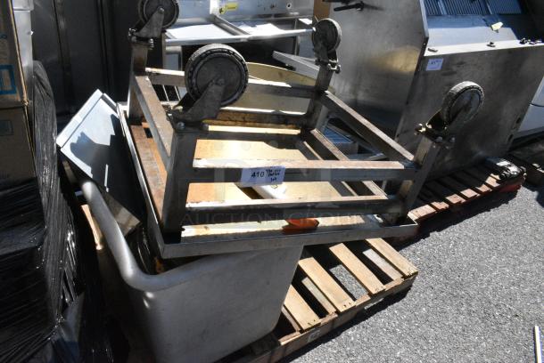 ALL ONE MONEY! Pallet Lot of Various Items Including Equipment Stand, Coil. - Image 1 of 6