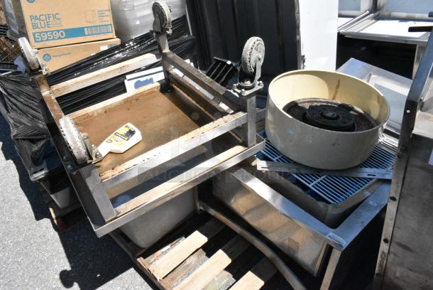 ALL ONE MONEY! Pallet Lot of Various Items Including Equipment Stand, Coil. - Image 2 of 6